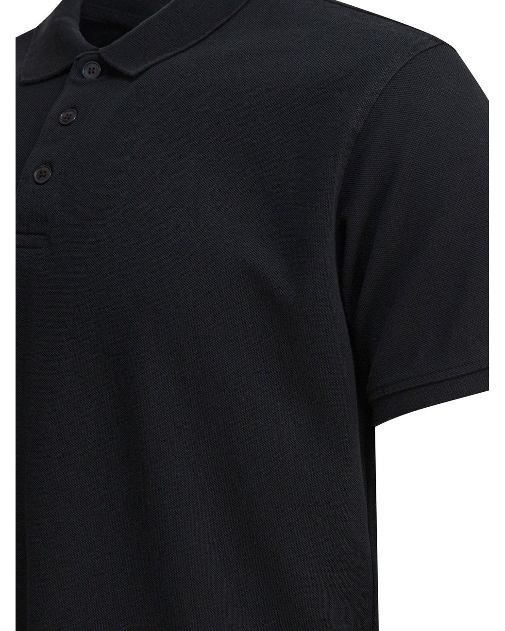 Altum Black Cotton Polo Shirt for men