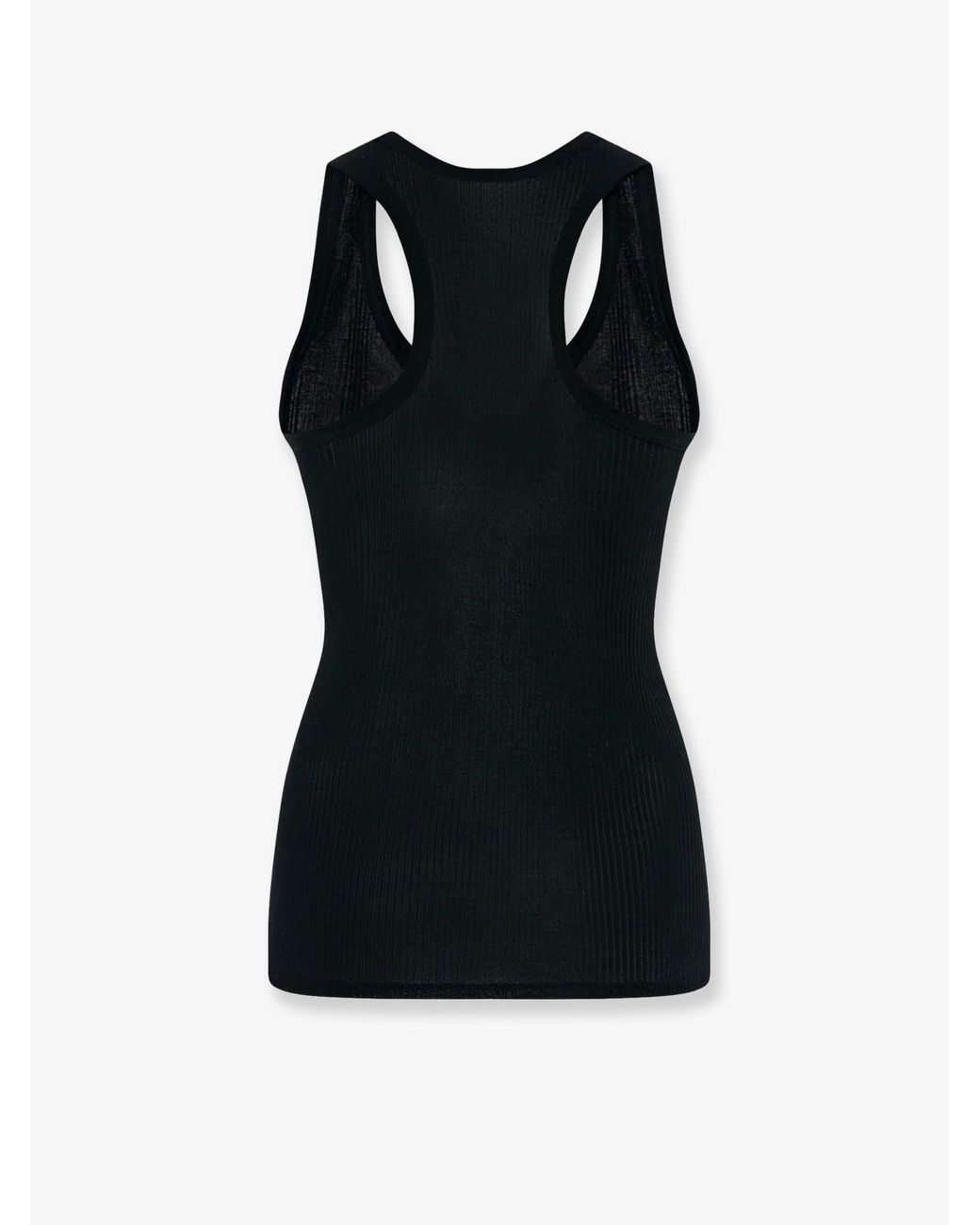 The Row Black Cendrea Cotton Tank Top