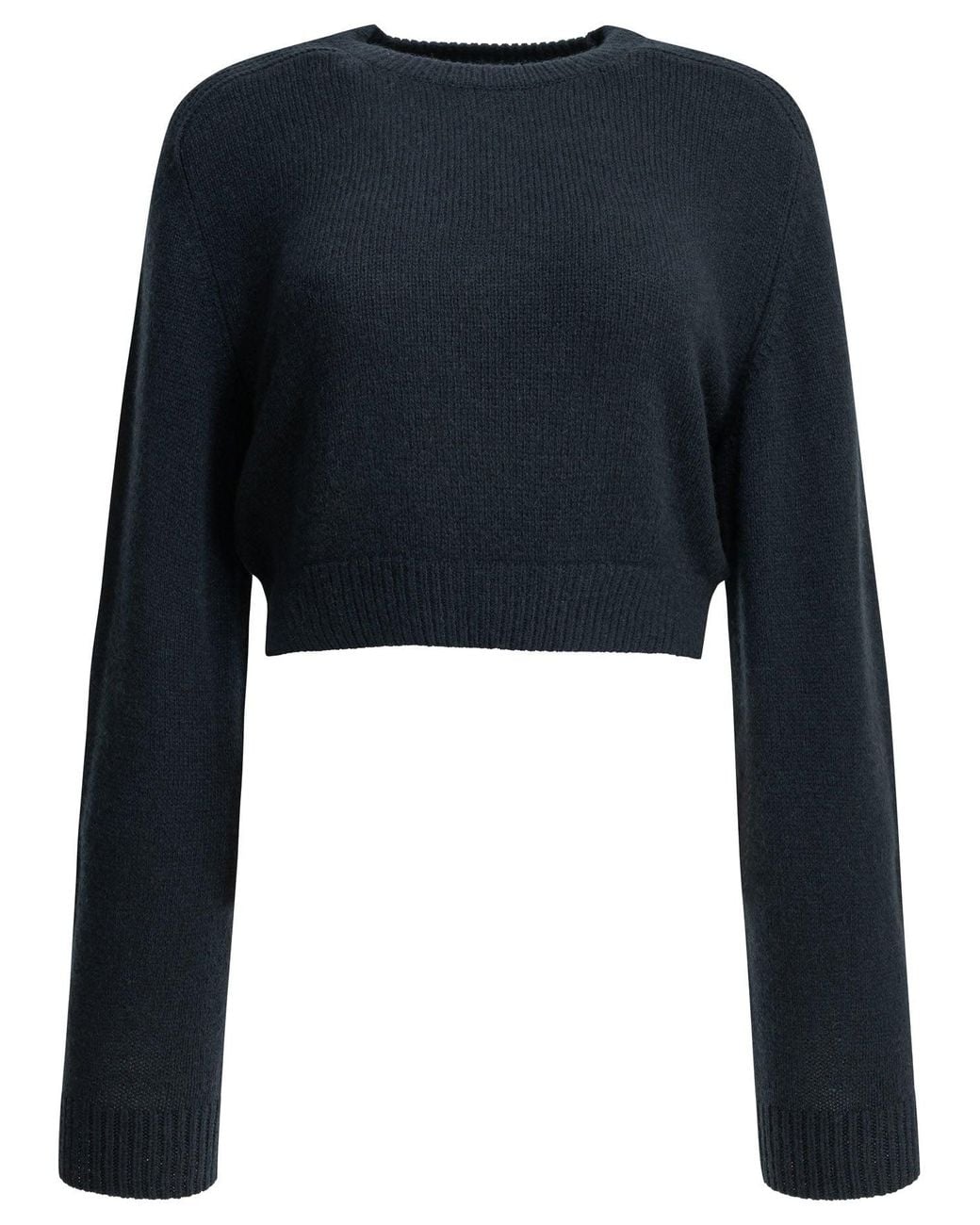 Khaite Blue Masie Crew-Neck Sweater