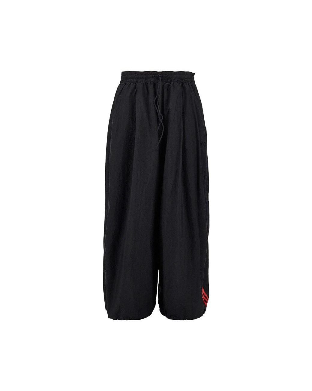 Y-3 Black Gradient 3 Stripes Nylon Pants for men