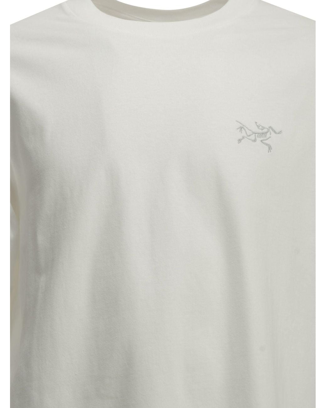 Arc'teryx White Kragg Emblem Crew Neck T-Shirt for men