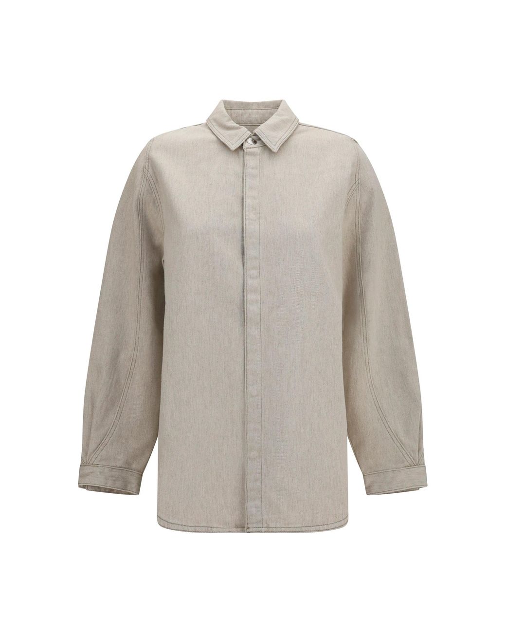 Jacquemus Gray Denim Shirt Amelo-De-Nîmes