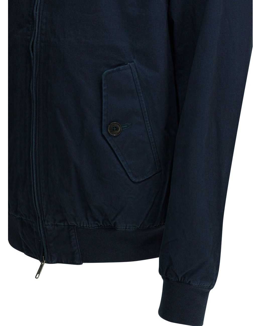 Baracuta Blue Cotton Jacket for men