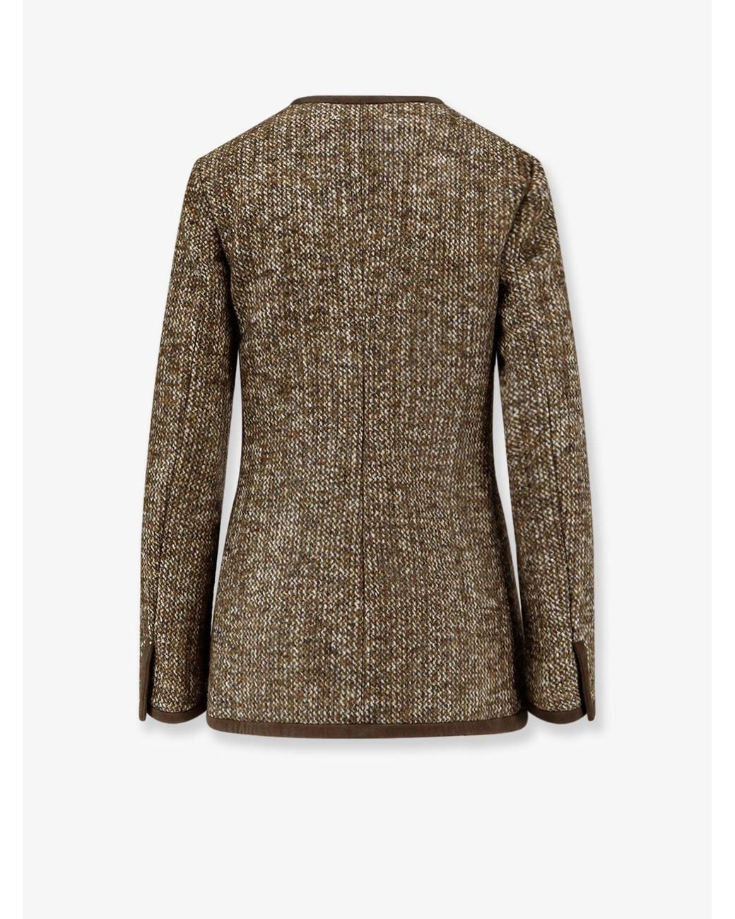 Golden Goose Deluxe Brand Green Boxy Fit Wool Blend Blazer