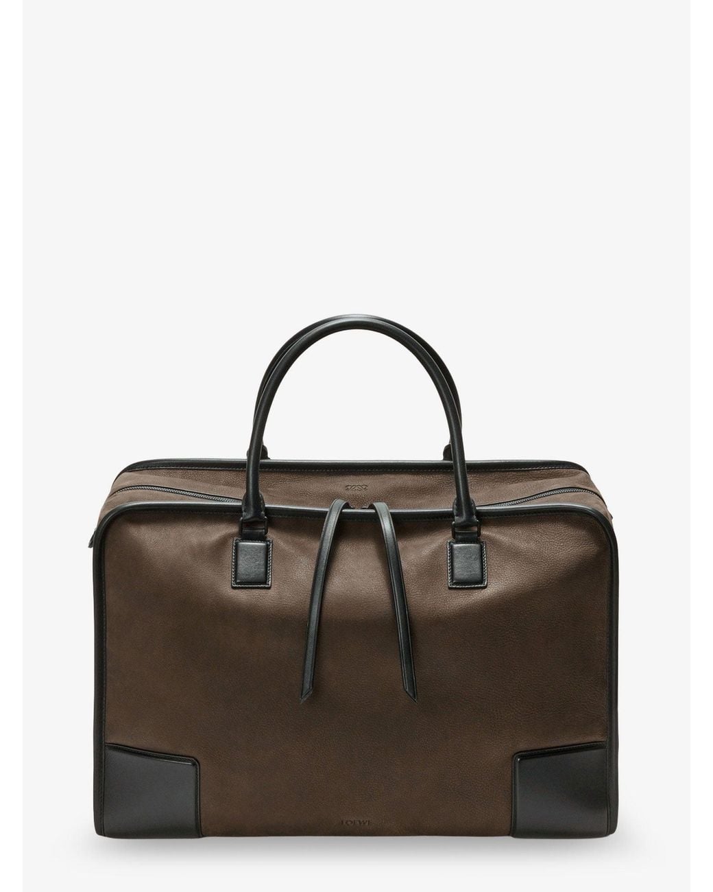 Loewe Black Amazona 180 Duffle Nubuck Handbag for men