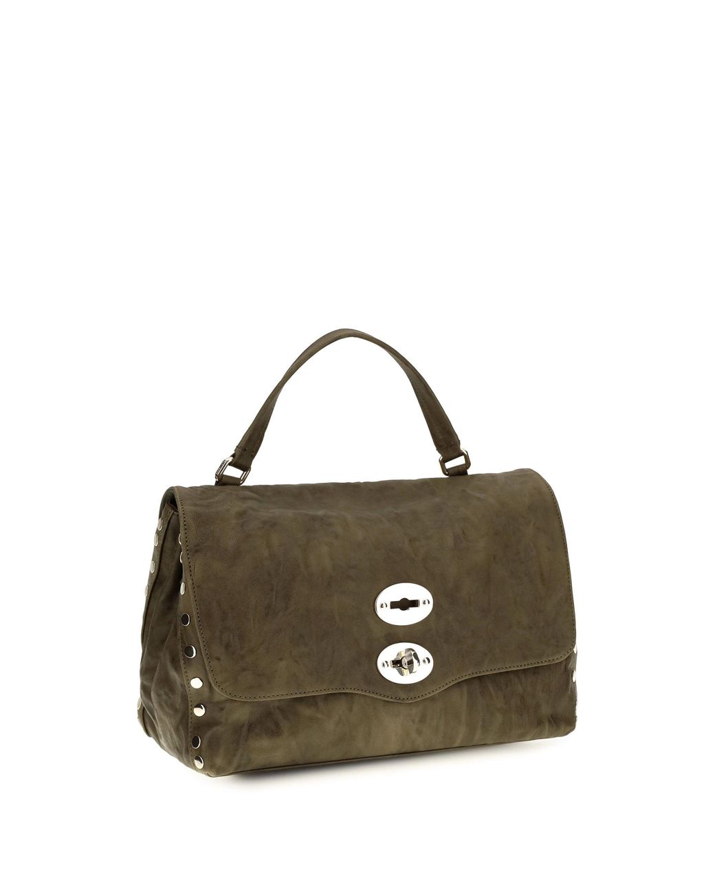 Zanellato Green Postina Officina Top Handle Bag