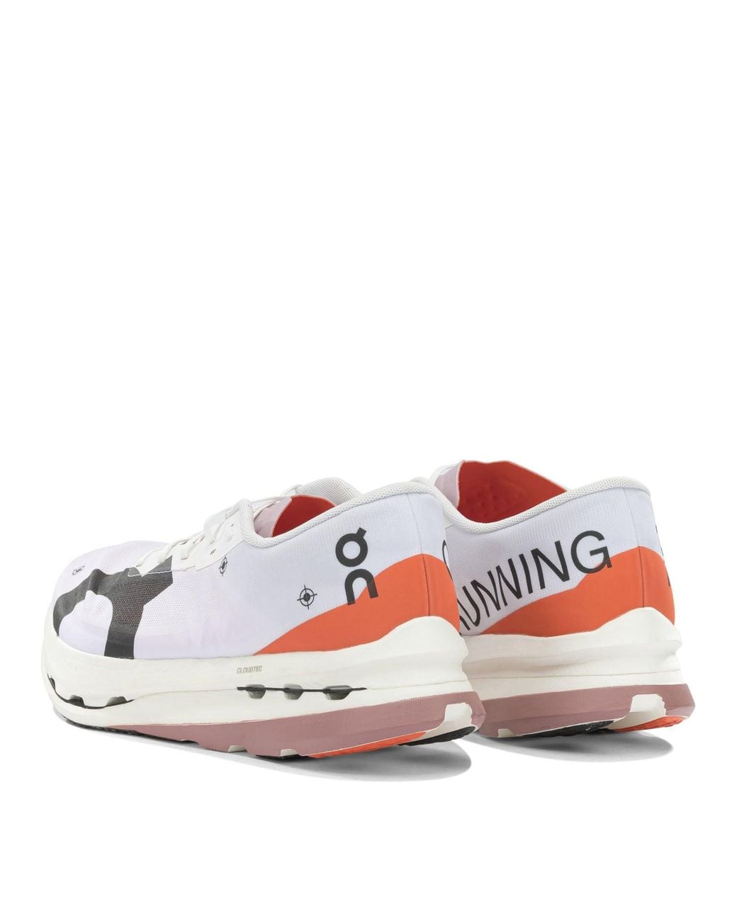 On Shoes White "Coudboom Echo 3" Low-Top Sneakers