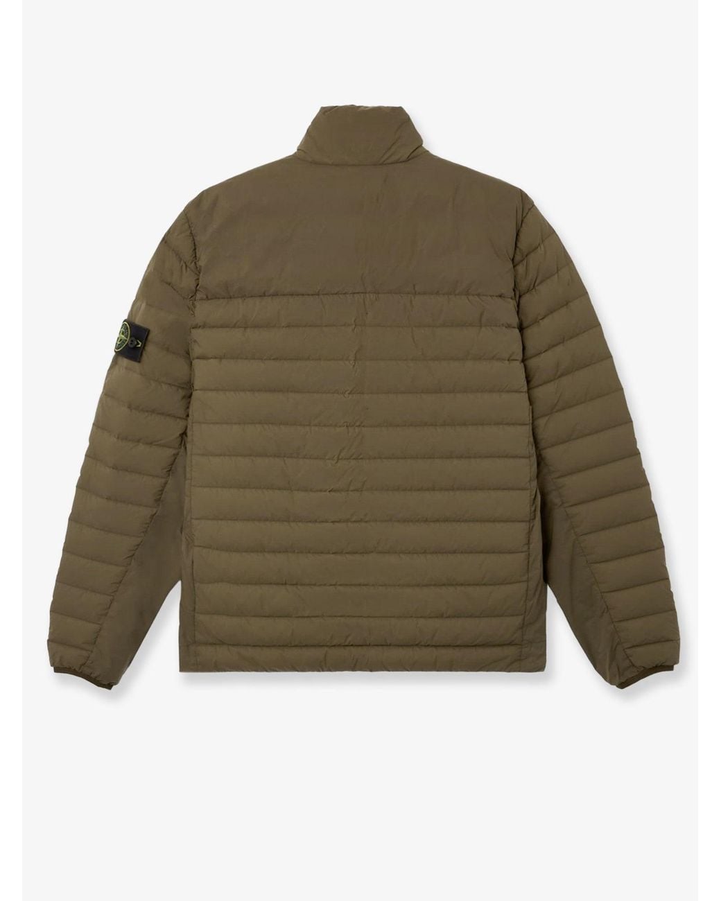 Stone Island Green Seamless Tunnel Down Jacket for men