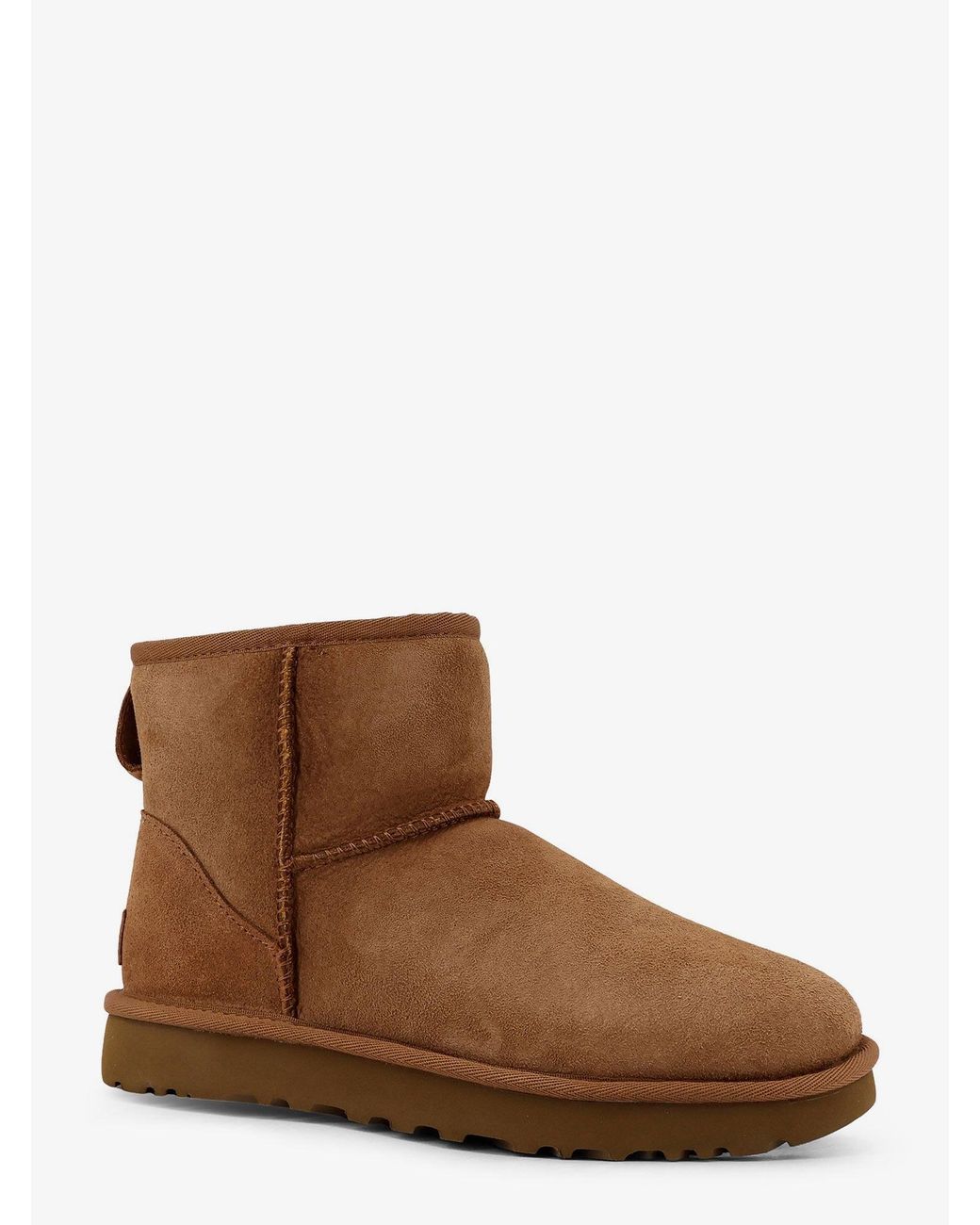 Ugg Brown Classic Mini Ii Suede Ankle Boots