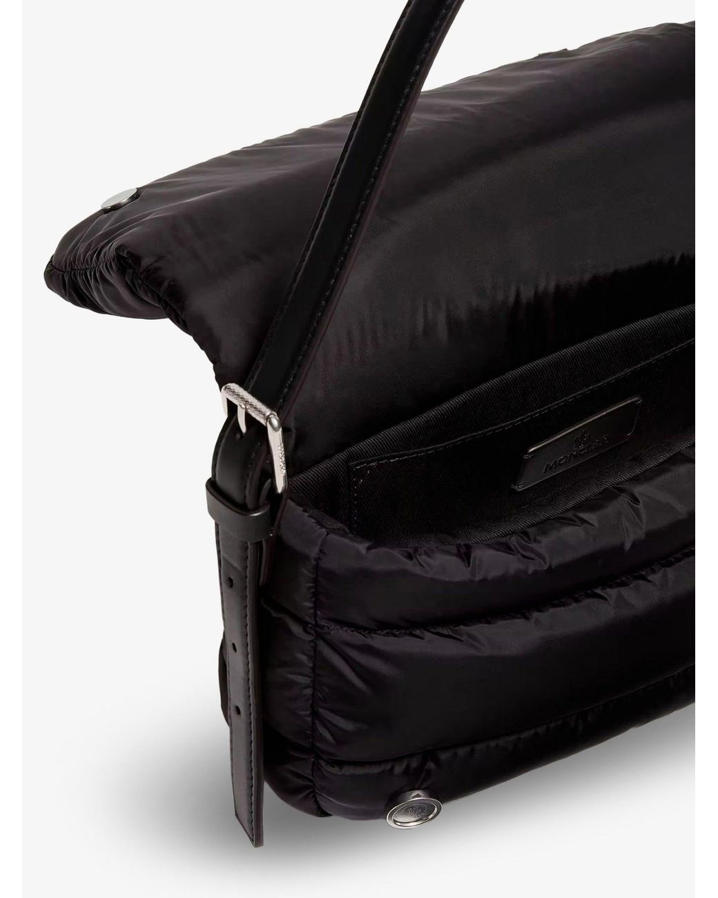 Moncler Black Caradoc Padded Nylon Shoulder Bag