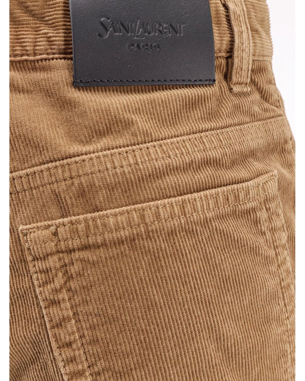 Saint Laurent Natural Clyde Corduroy Trousers