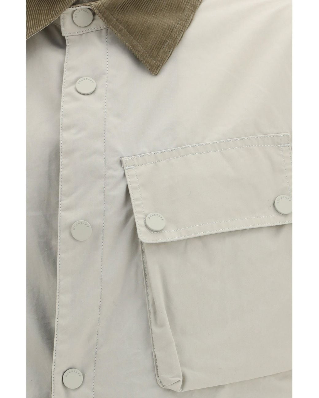 Belstaff White Ground Jacket With Velvet Collar for men