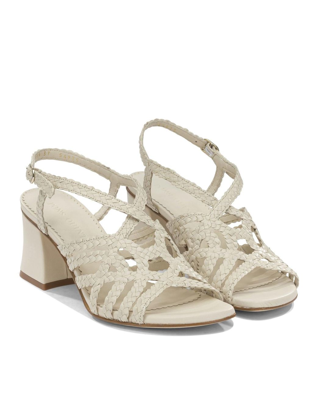 Pons Quintana White Leather Sandals