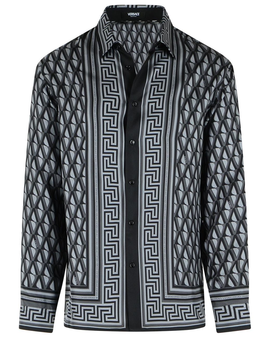 Versace Black Slim Shirt for men
