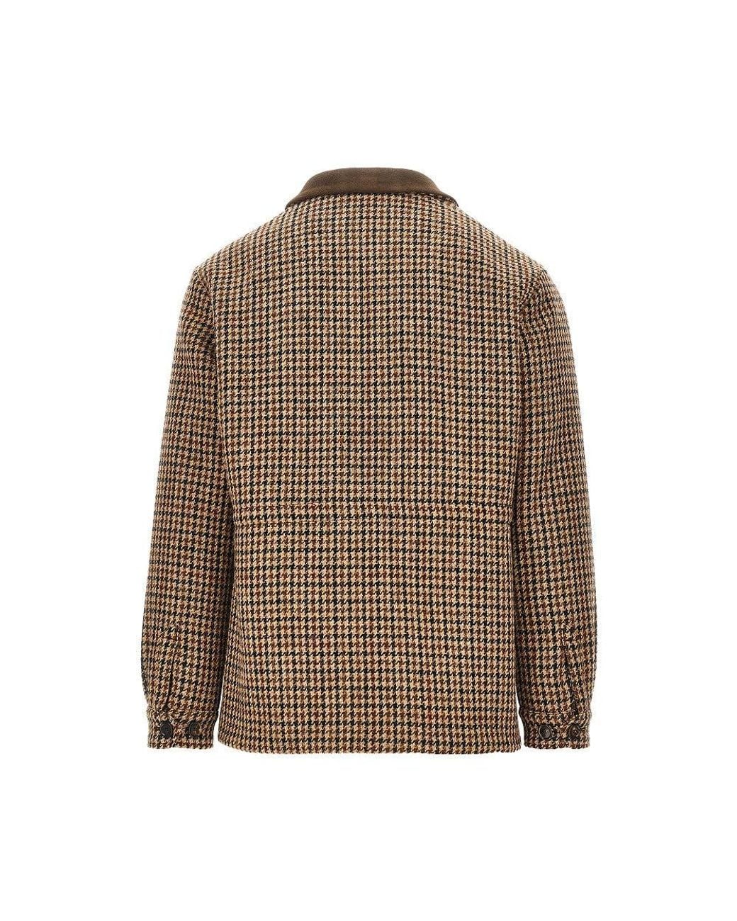 Caruso Brown Giacca 'Dalila' Imbottita for men