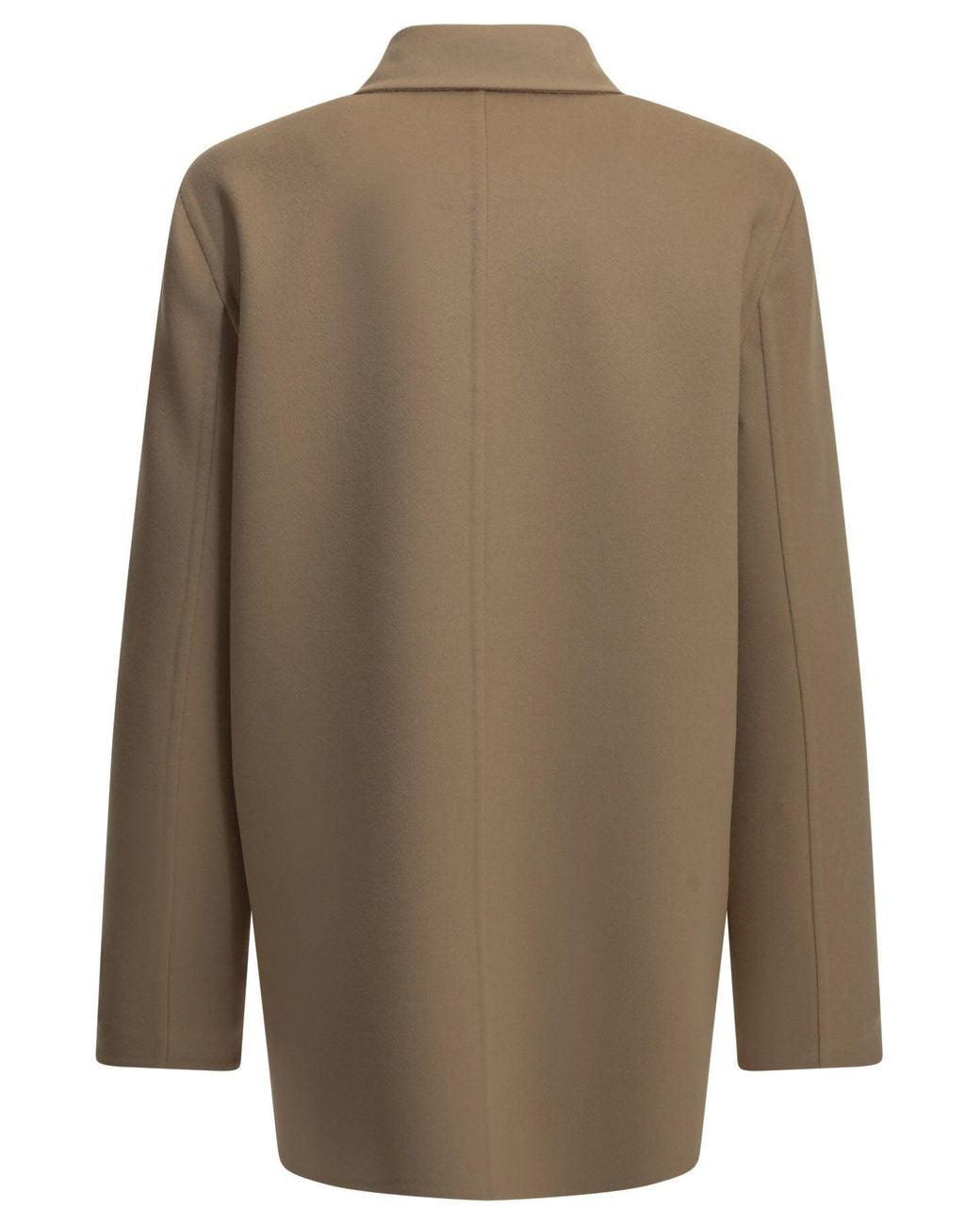 Valentino Natural Vlogo Short Coat