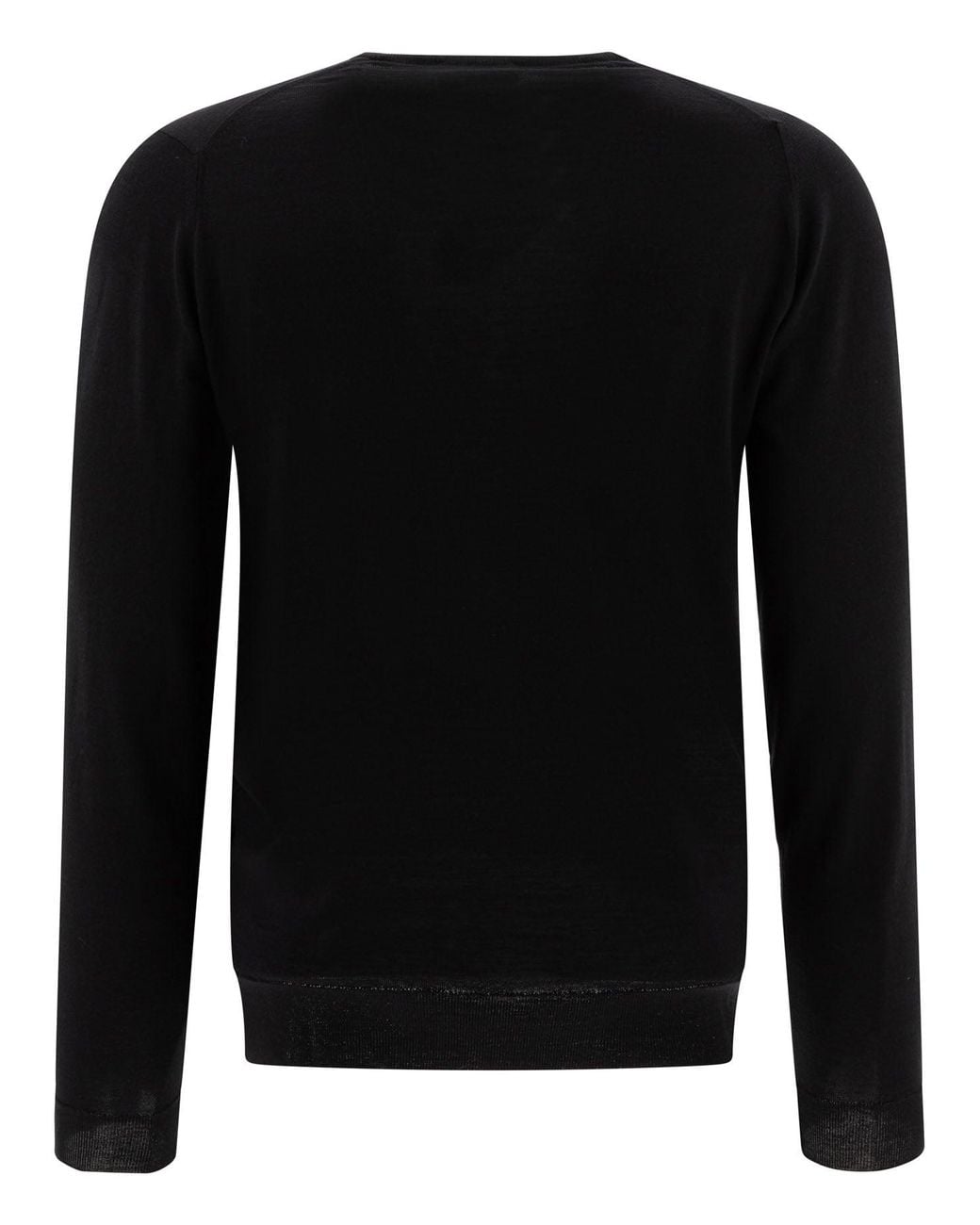 John Smedley Black Lundy Knitwear for men