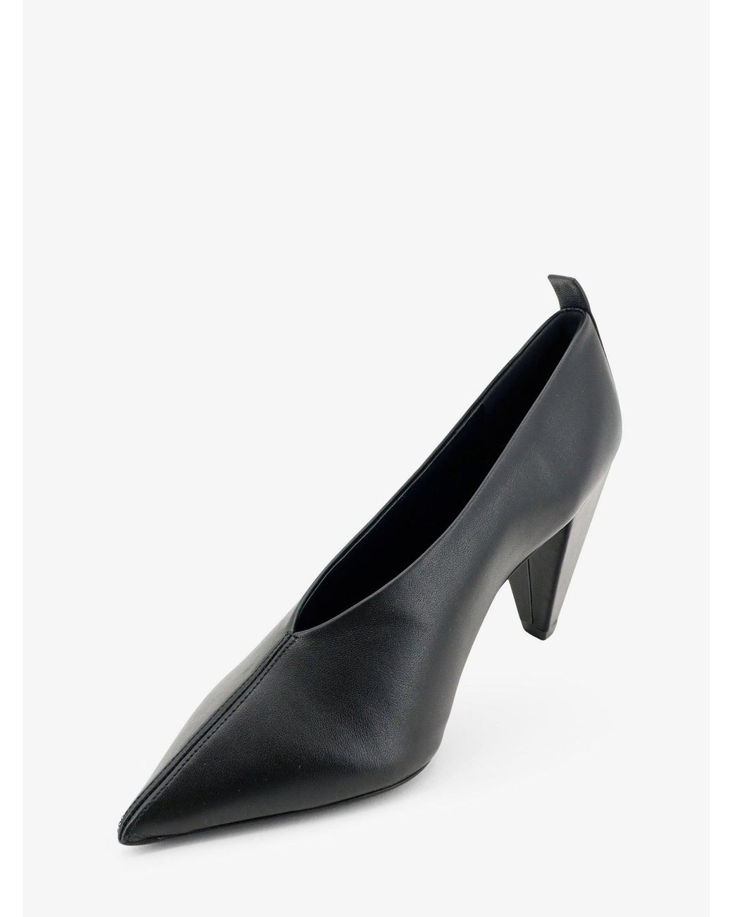 Loewe Black Origami Cubic Leather Pumps