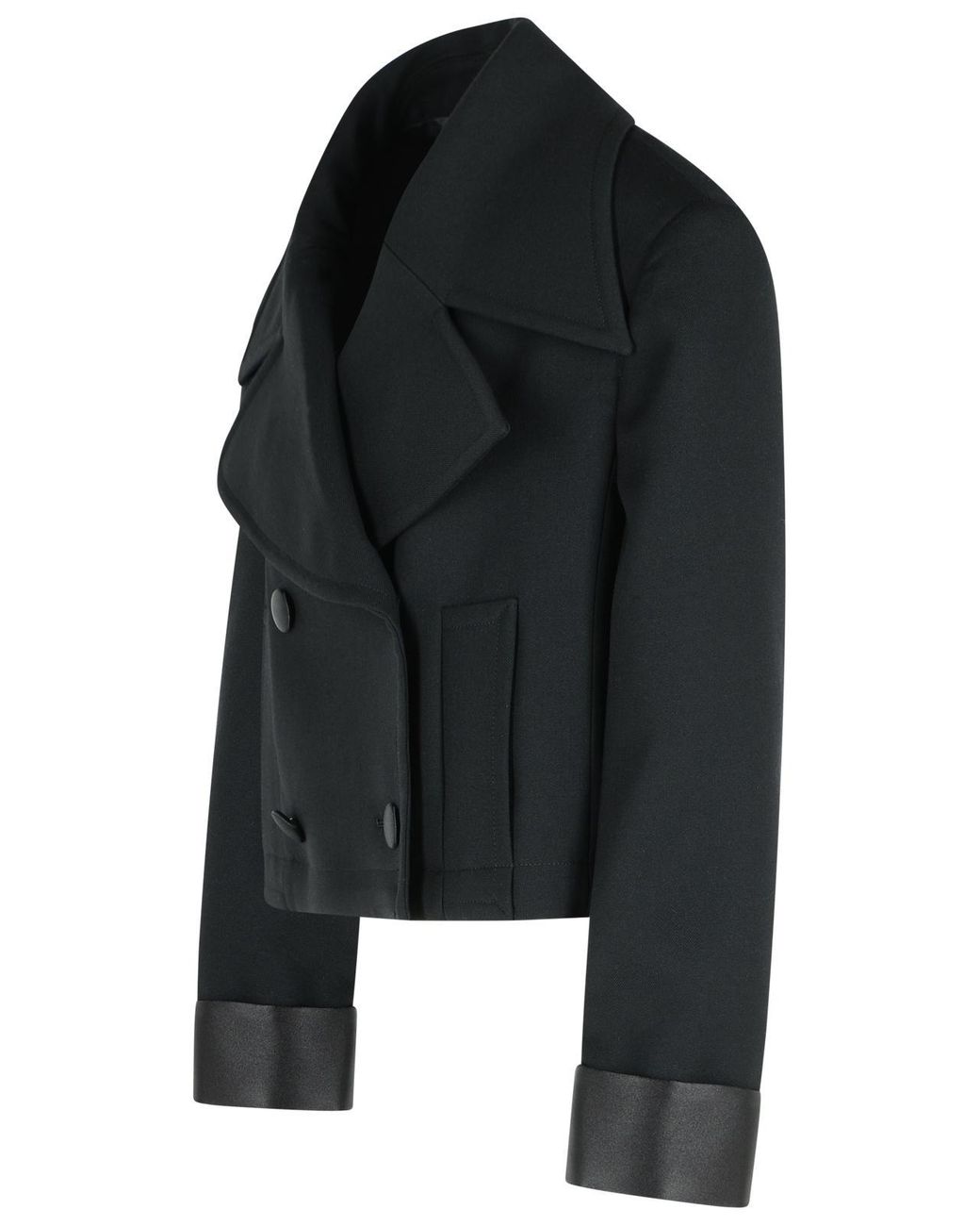 Dolce & Gabbana Black Virgin Wool Blend Jacket