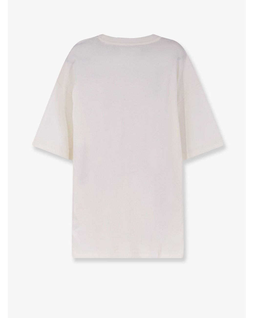 Oamc Peacemaker White Loose Fit Tshirt Landart 03 Print for men