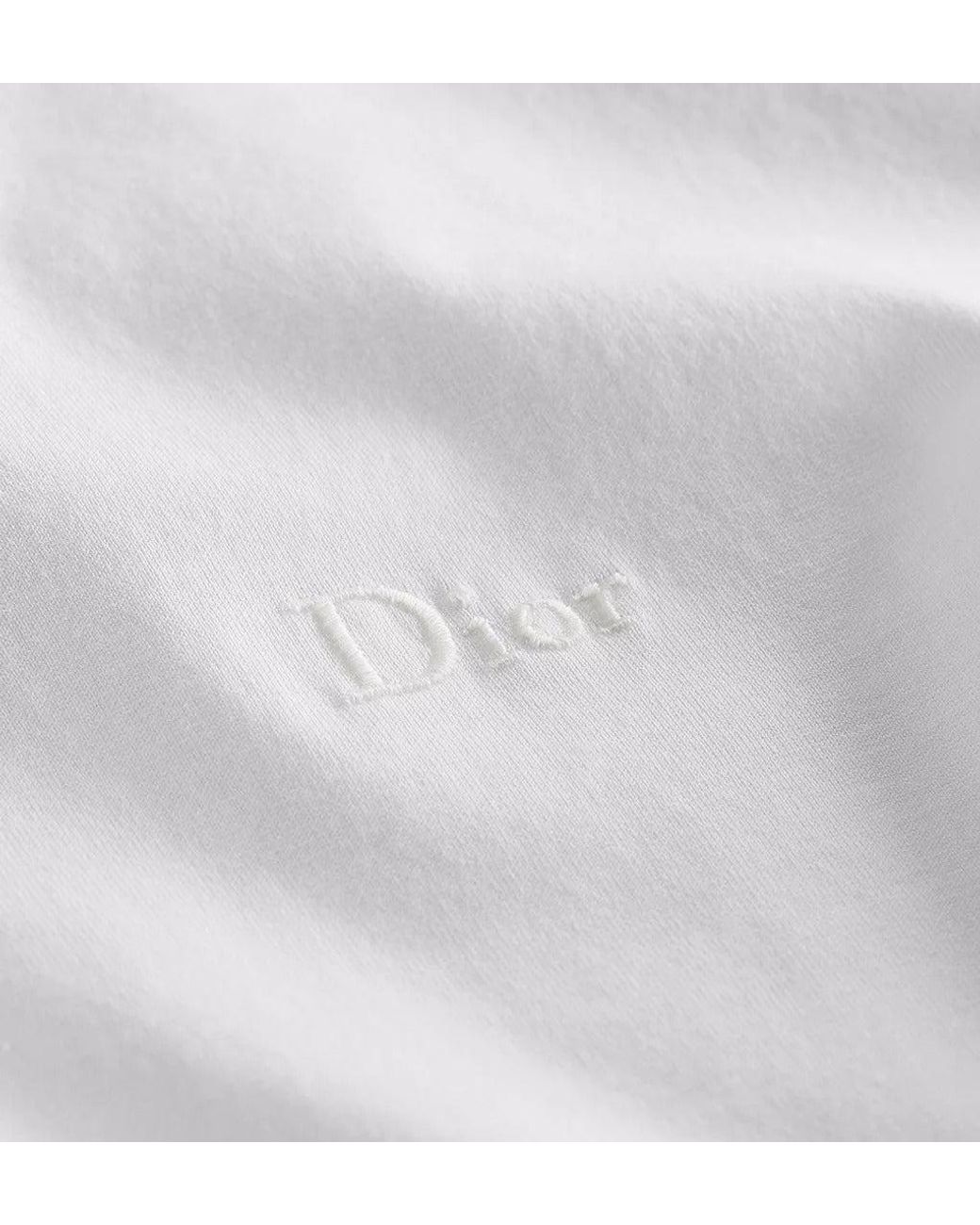 Dior White Crew-Neck T-Shirt for men
