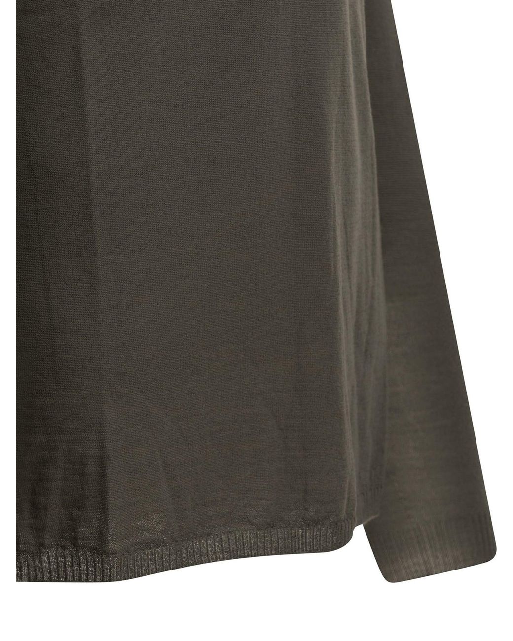 Rick Owens Gray "Level" Turtleneck Sweater for men