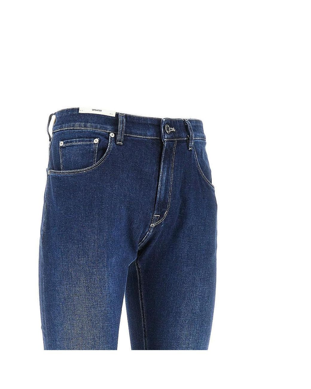 PT Torino Blue 'Jazz Updated' Five-Pocket Jeans for men