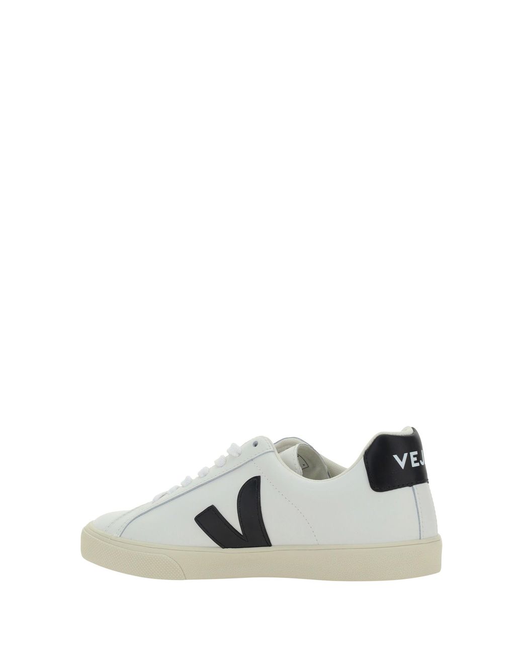 Veja White Esplar Logo Leather Trainers