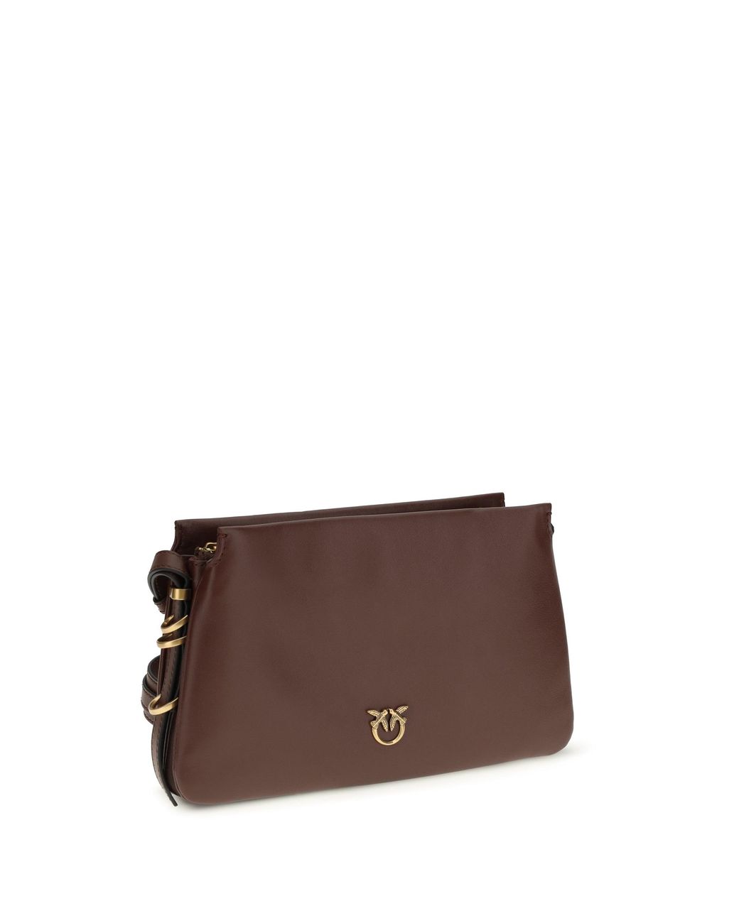 Pinko Brown Shoulder Bag One Two Three Mini Burgundy