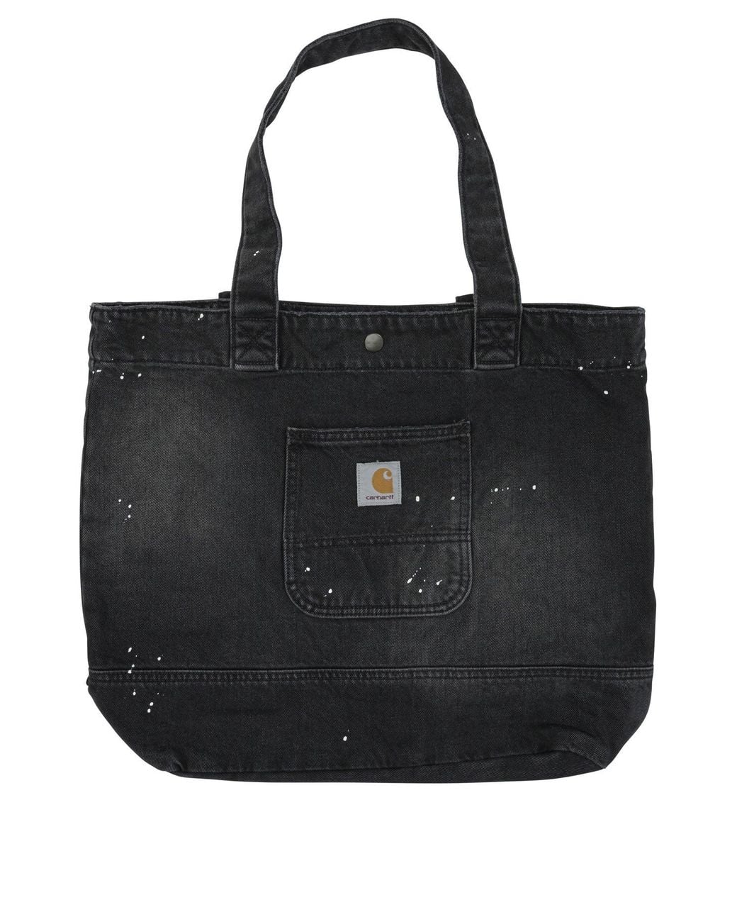 Carhartt Black "Denim Tote" Large Shoulder Bag