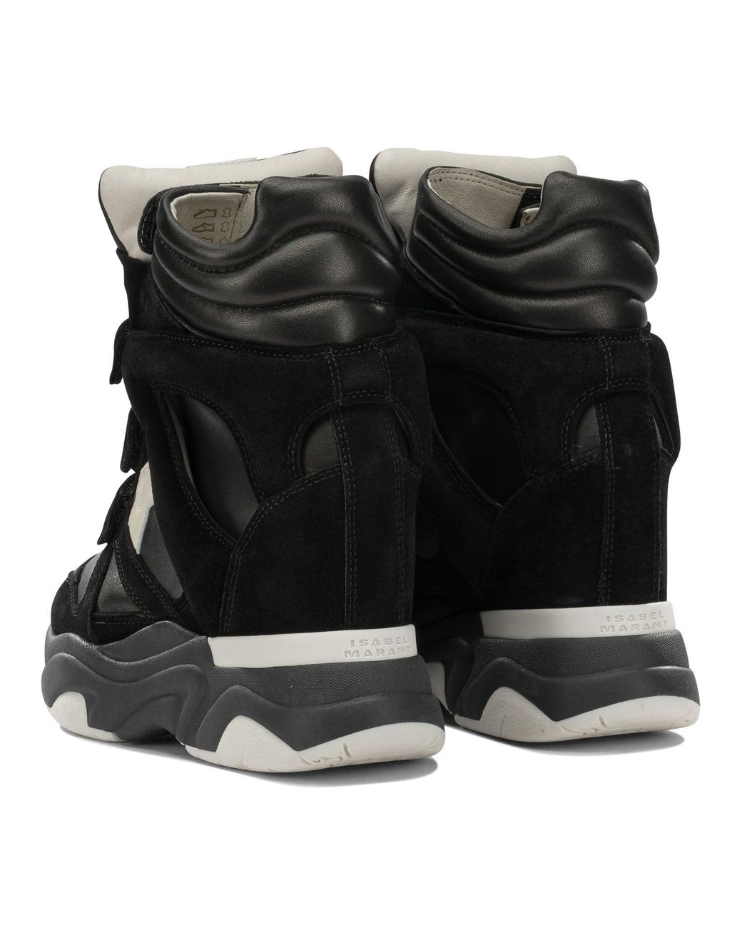 Isabel Marant Black "Balskee" High Top Sneakers
