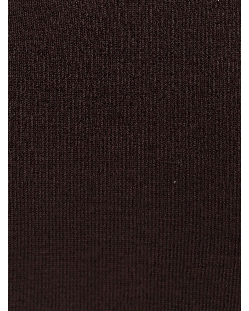 Aspesi Brown Virgin Wool Sweater