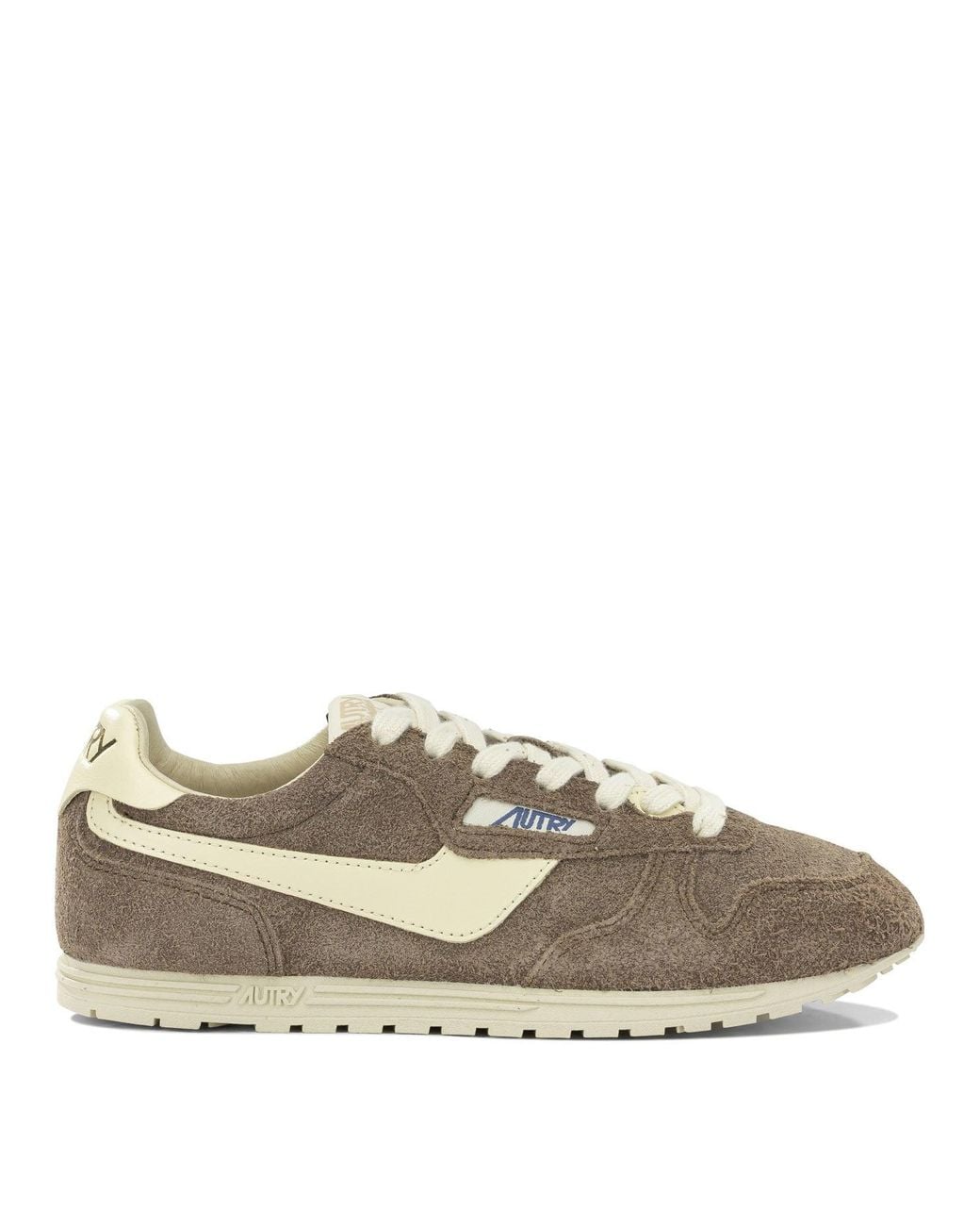 Autry Gray "Windspin" Low-Top Sneakers