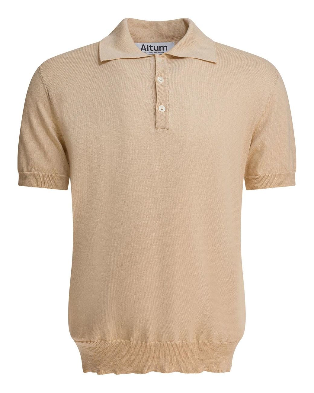 Altum Natural Cotton Polo Shirt for men