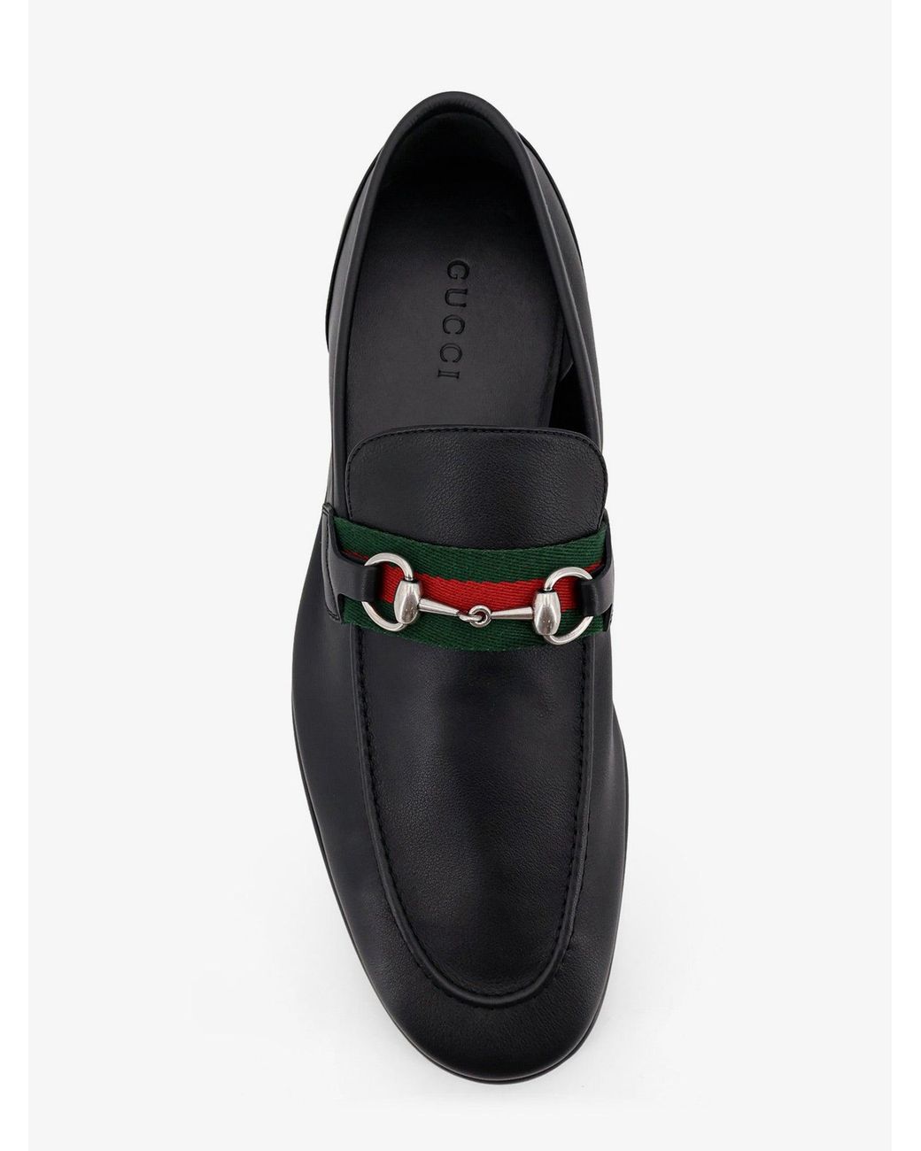 Gucci Black Como Leather Loafers for men