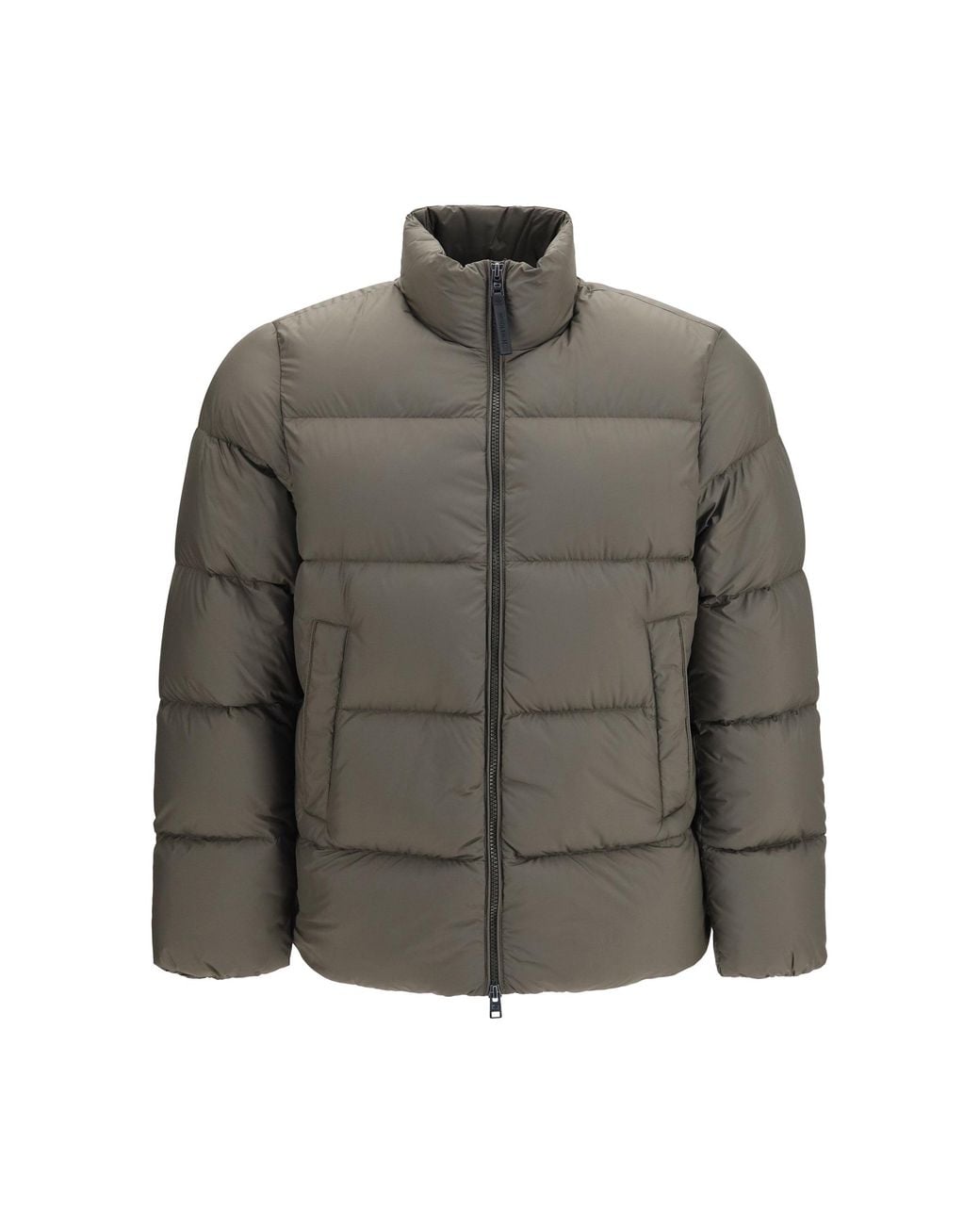 Woolrich Gray Cloud Eagle Padded Jacket Dark for men