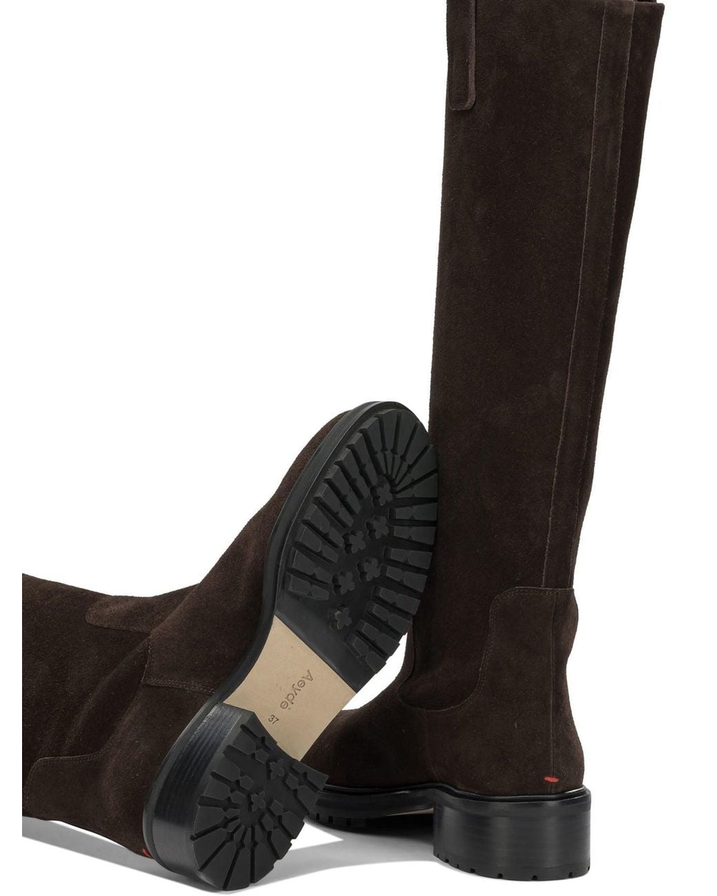 Aeyde Black "Henry" Knee-High Boots