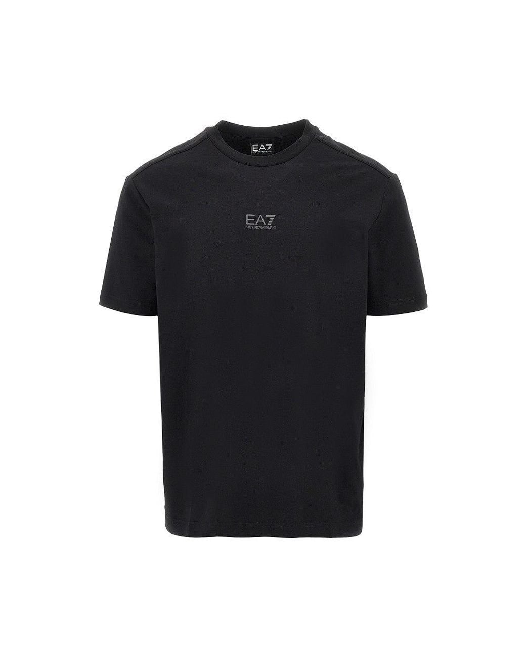 EA7 Black Natural Ventus 7 T-Shirt for men