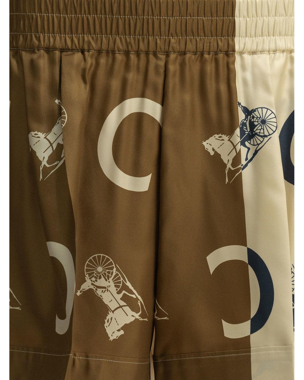Céline Natural Silk Shorts
