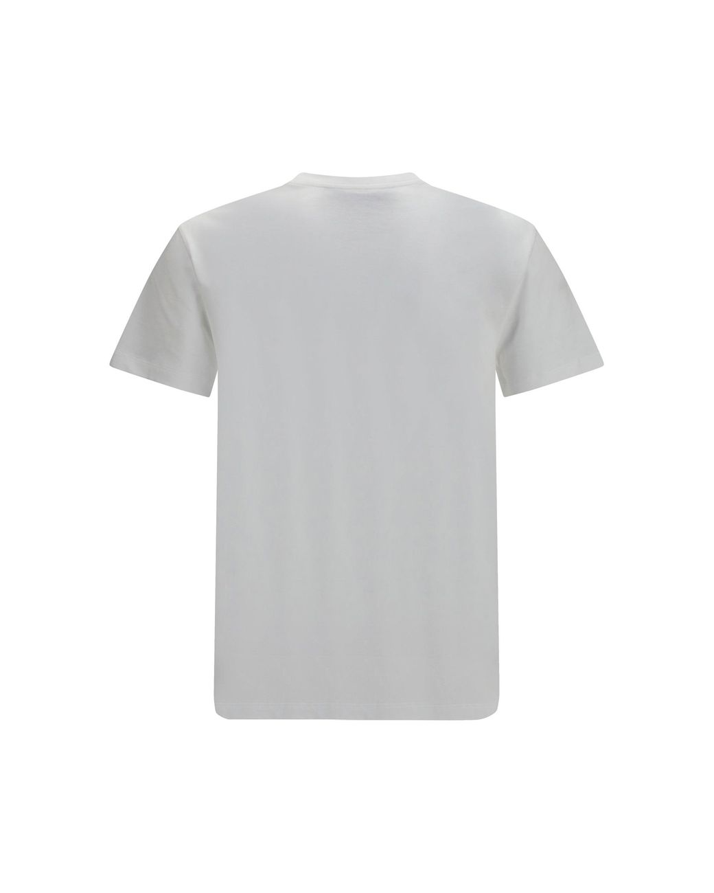 Valentino Gray Cotton T-Shirt Vlogo for men