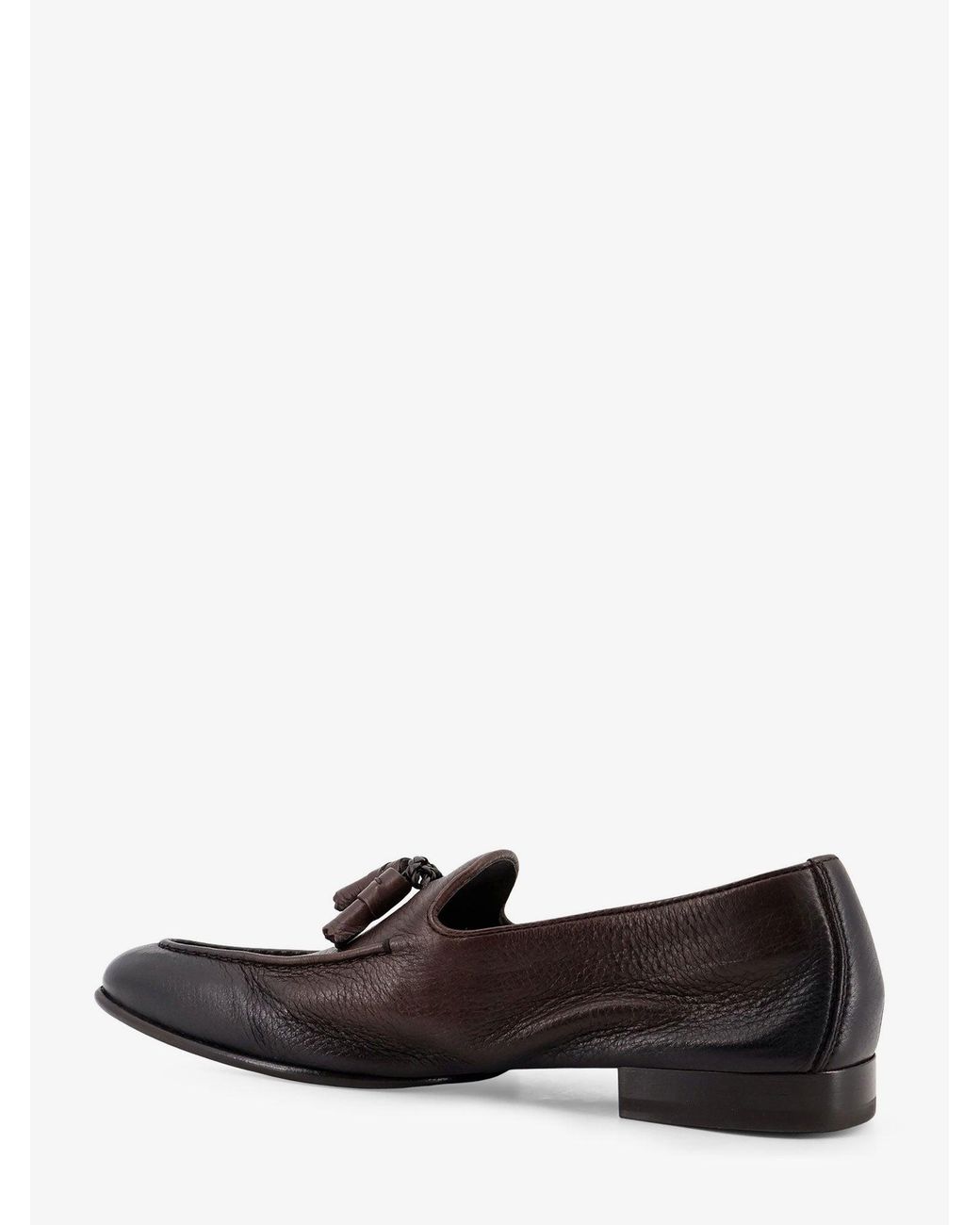 Doucal's White Daino Leather Loafers for men