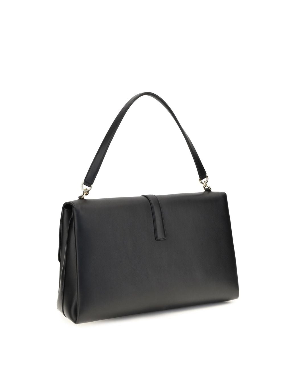 Ferragamo Black Shoulder Bag Mia Large Calf Leather