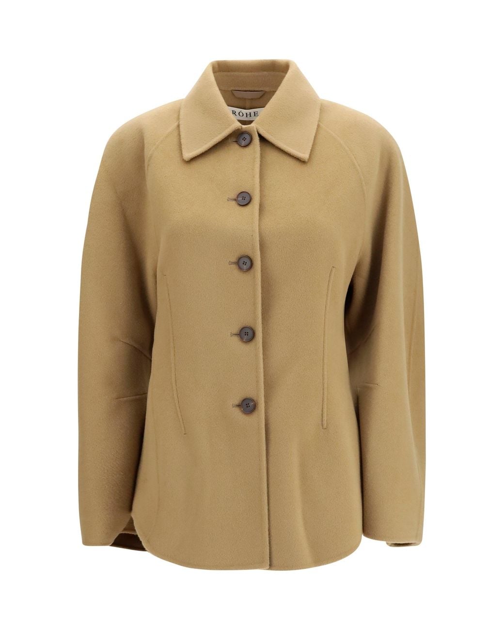 Rohe Natural Jacket Sculptural Oversized-Sleeve