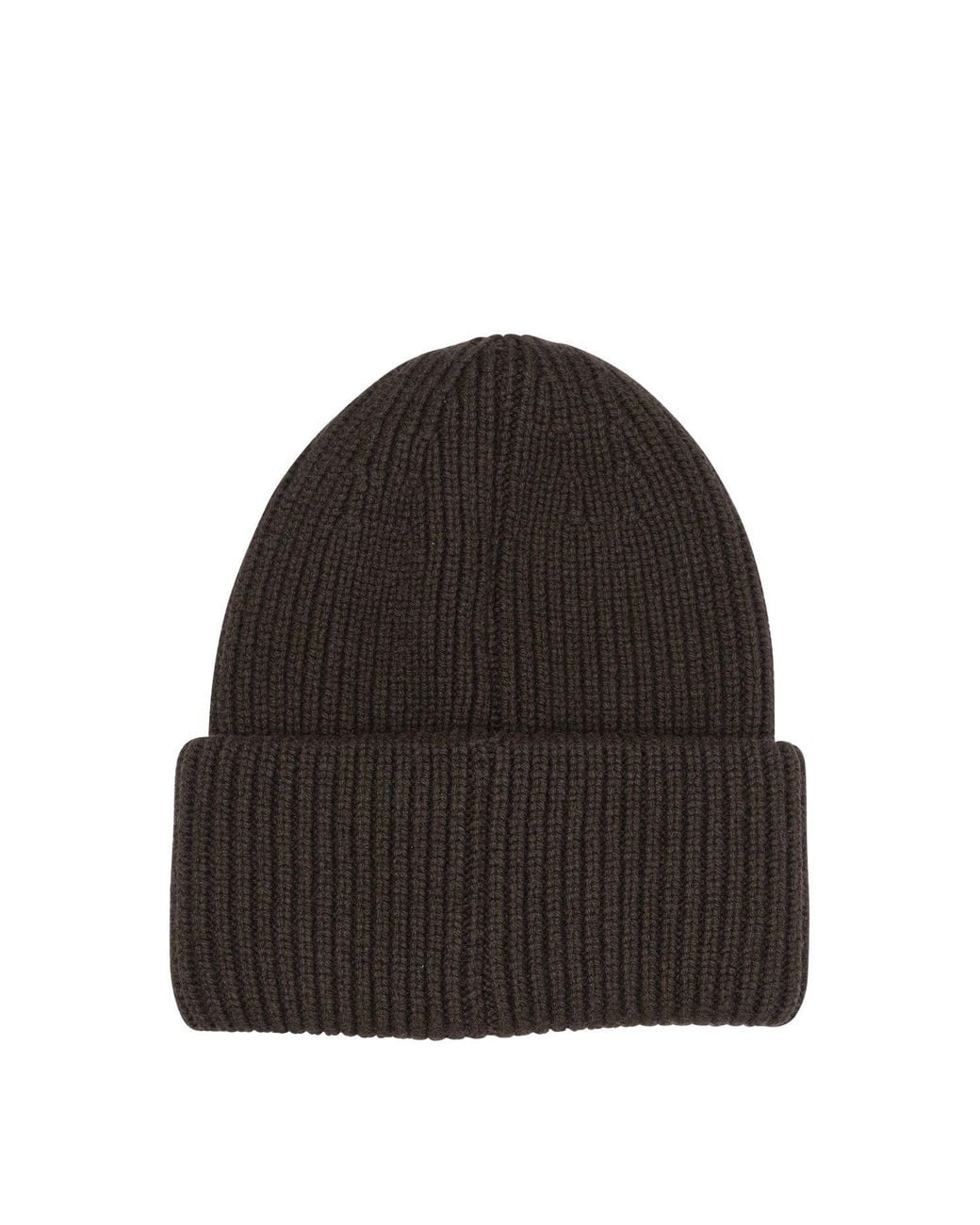 Moncler Black Wool And Cashmere Beanie for men