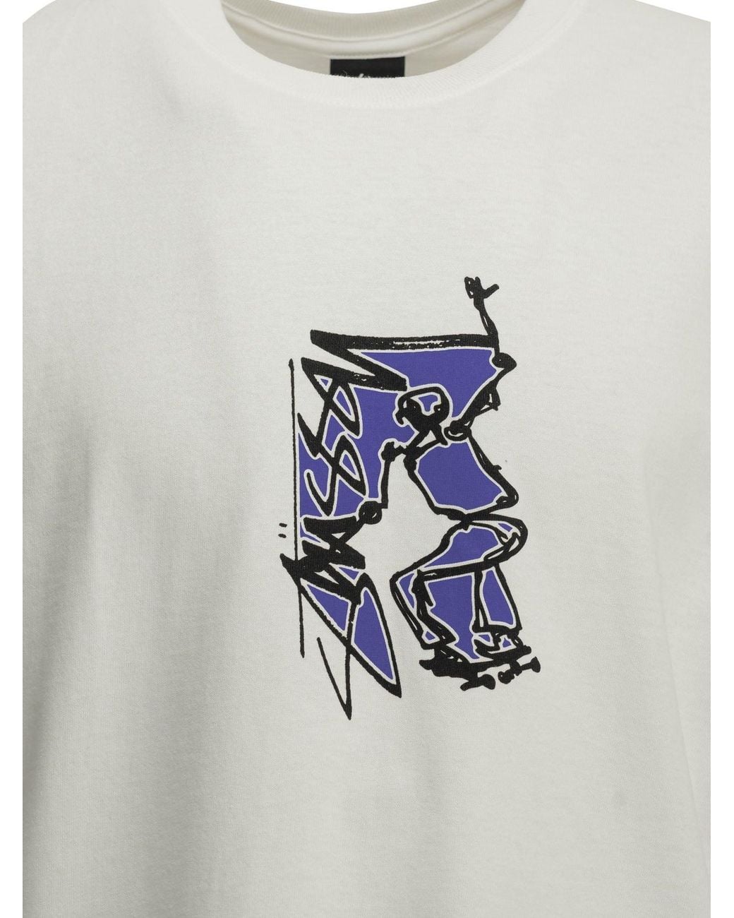 Stussy White T-Shirt for men