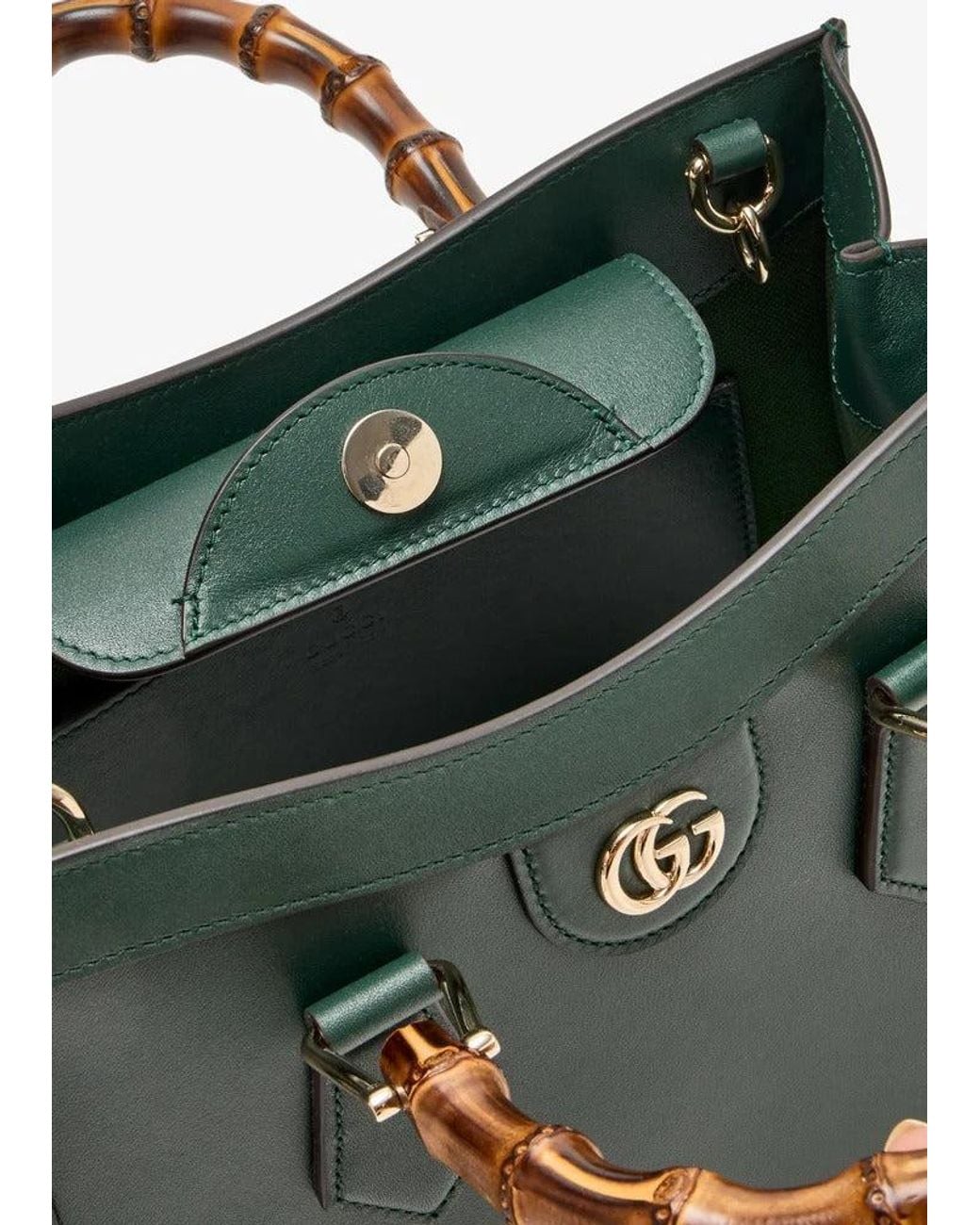 Gucci Green Diana" Handbag