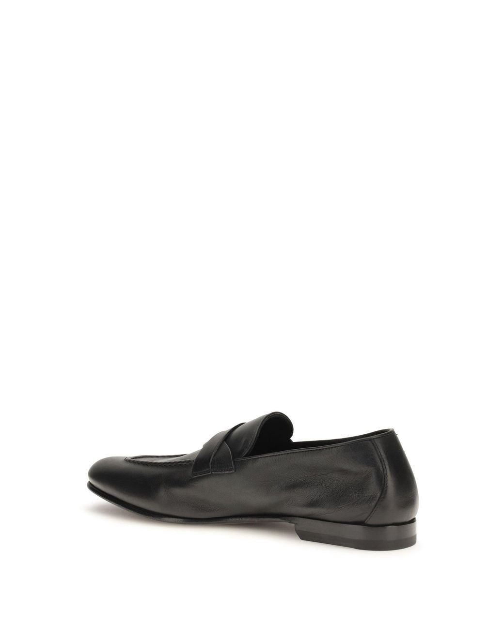 Tom Ford White Tom Ford Woven Strap Calf Leather Loafer for men