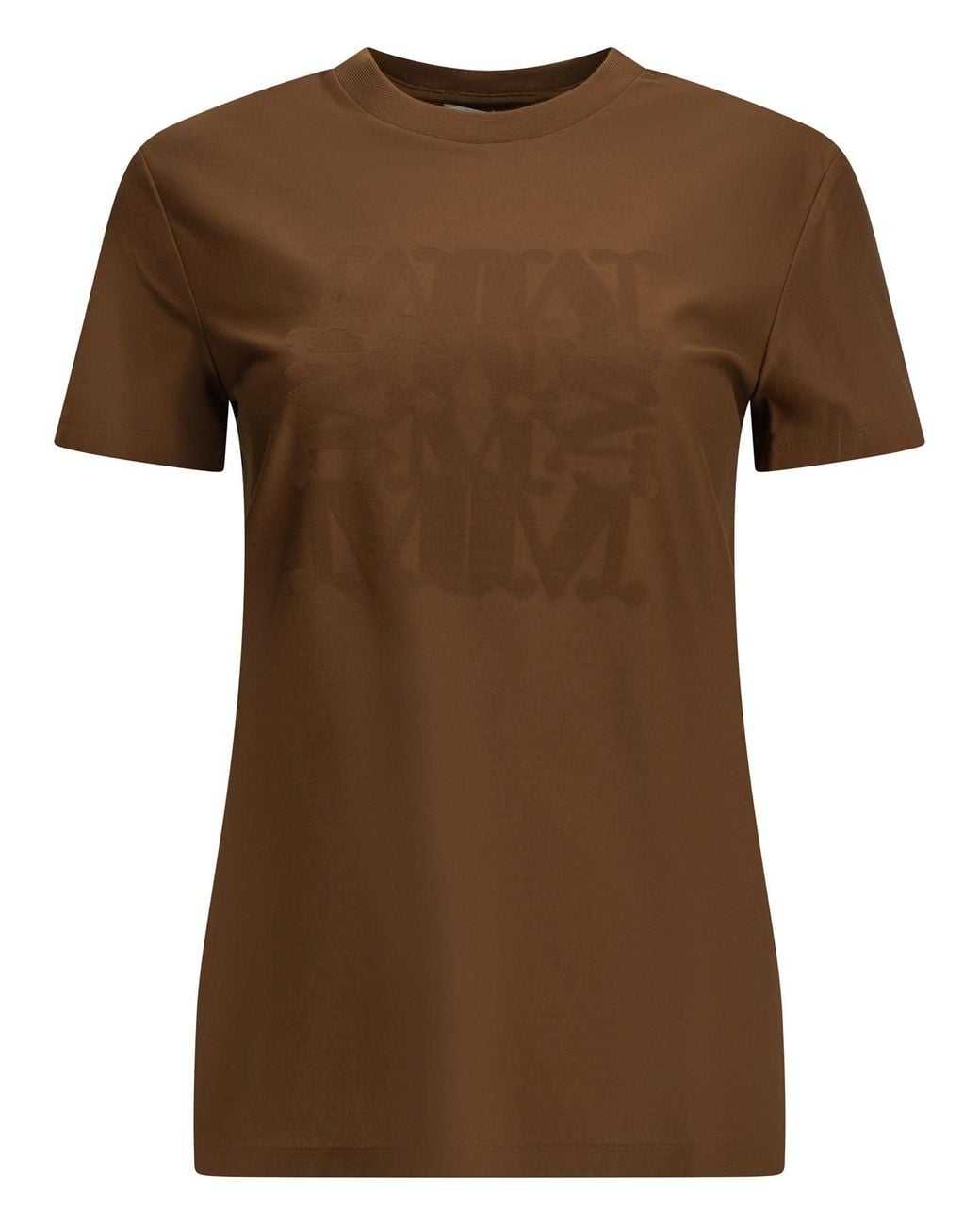 Max Mara Brown Crewneck T-Shirt