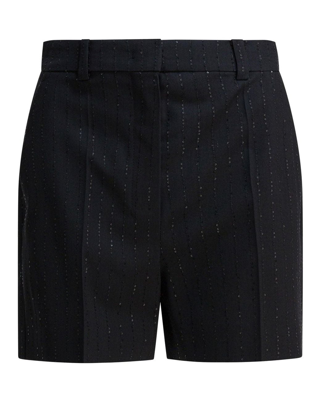 Max Mara Black Wool Shorts