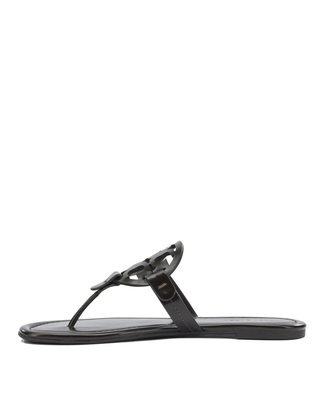 Tory Burch Black Ovine Leather Sandals